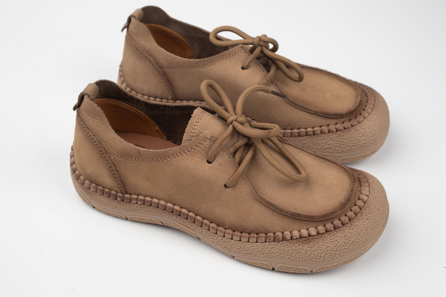 Pantofi din piele naturală FORMAZIONE 5169 APRICOT VEL