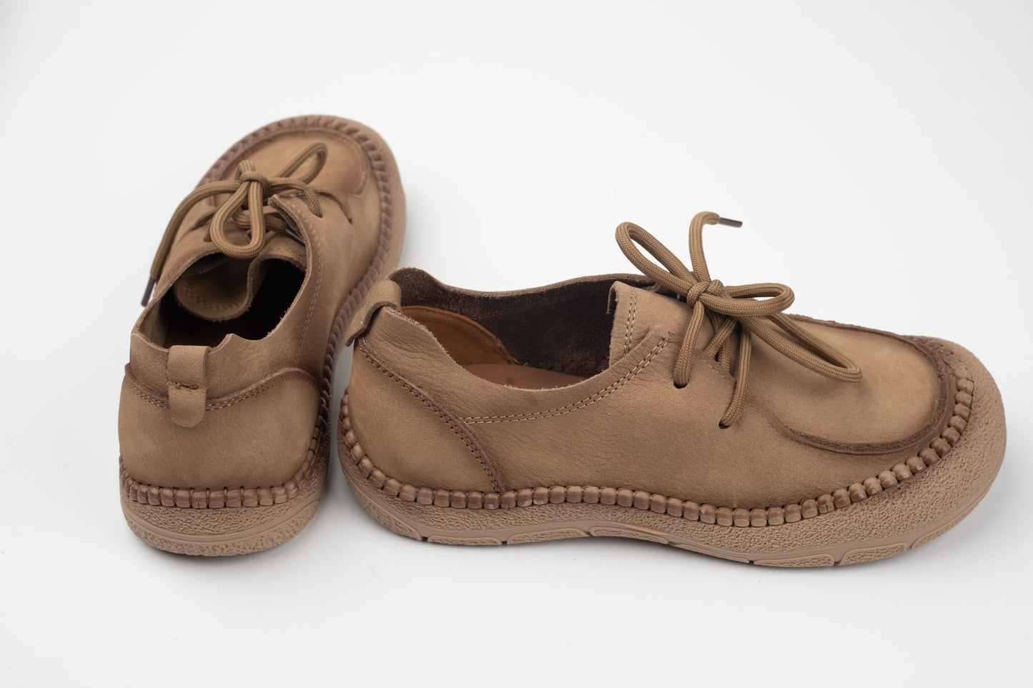 Pantofi din piele naturală FORMAZIONE 5169 APRICOT VEL