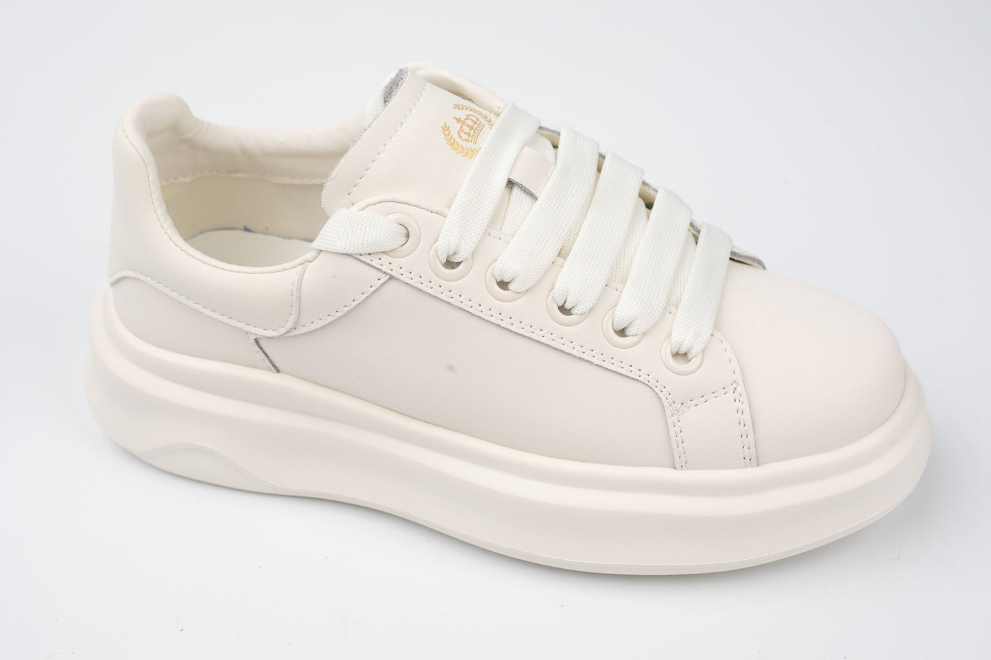 Adidasi din piele naturală unisex FRANCO GERARDO 26302 ALB