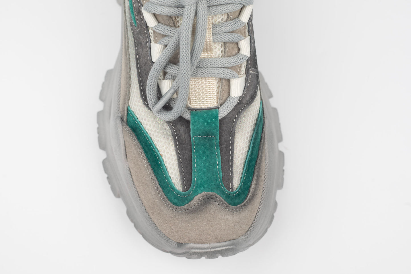 Adidași damă piele naturală FRANCO GERERDO 2959 Grey verde