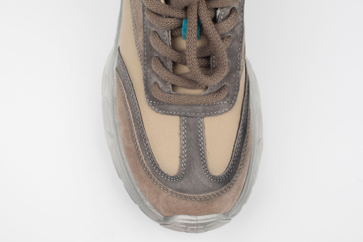 Adidași damă piele naturală FRANCO GERERDO 2158 Grey Blue