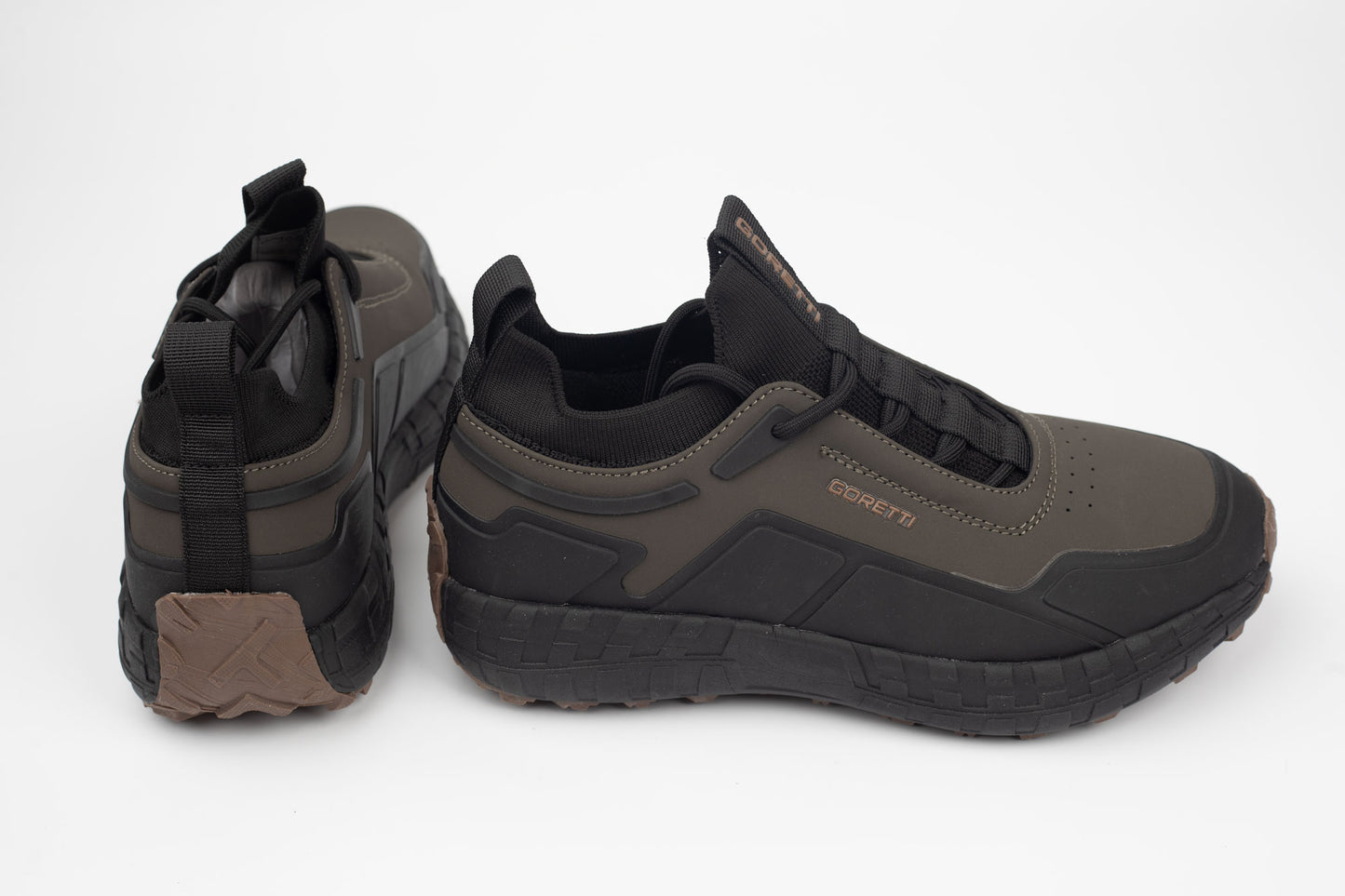 Adidași bărbați impermeabili GORETTI 32211 Kaki