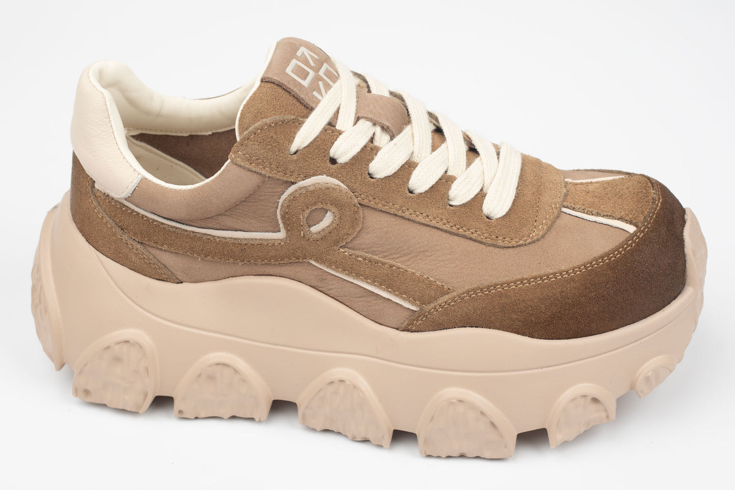 Adidași damă piele naturală FRANCO GERERDO 9802 Apricot