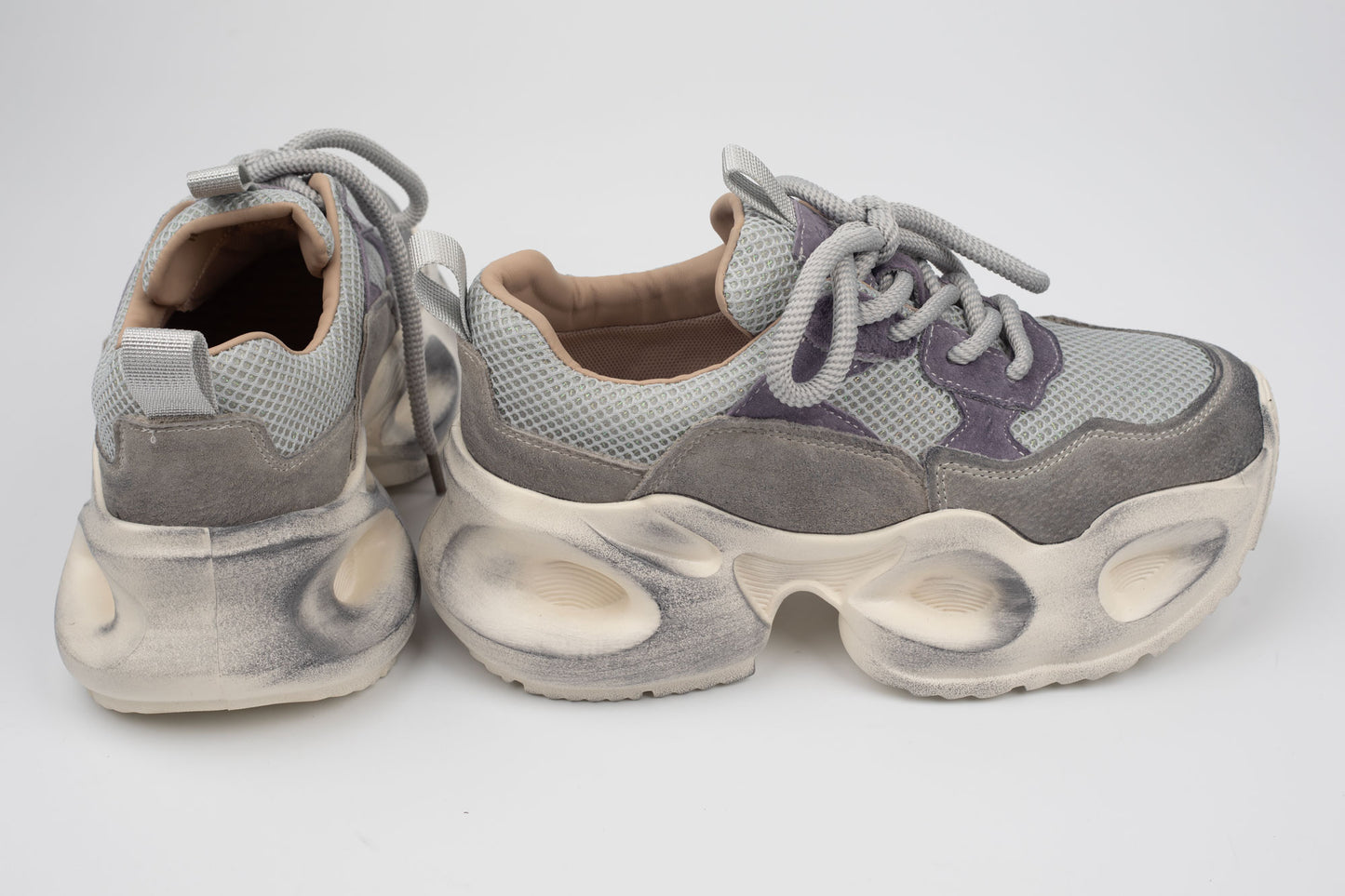 Adidași damă piele naturală FRANCO GERERDO 8986 Grey