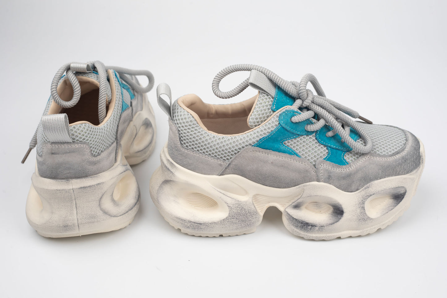 Adidași damă piele naturală FRANCO GERERDO 8986 Blue