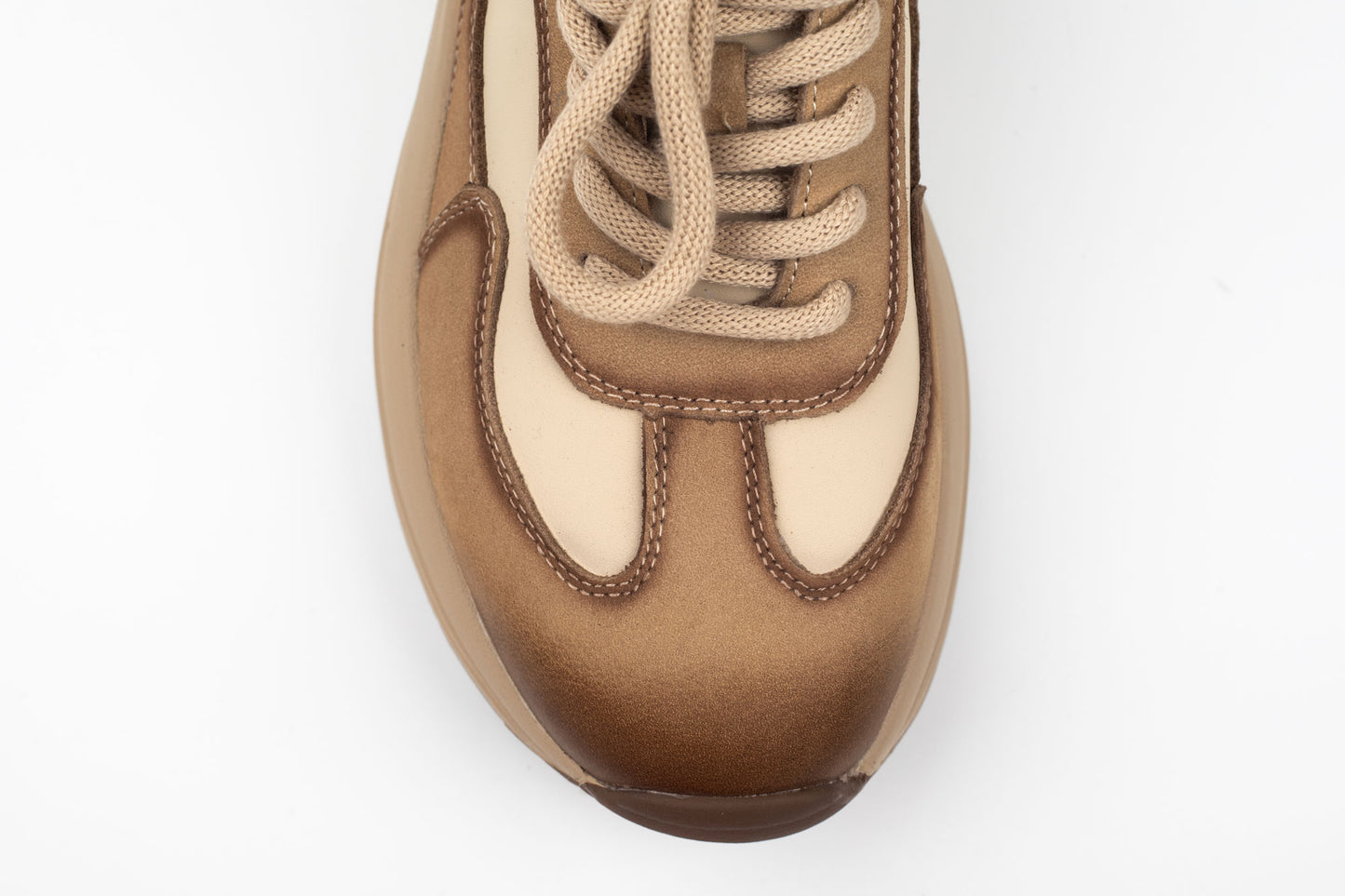 Adidași damă piele naturală FRANCO GERERDO 1572103 Apricot