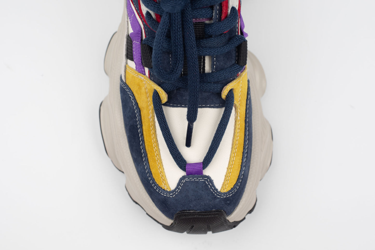 Adidași damă piele naturală FRANCO GERERDO 1369 Blue galben