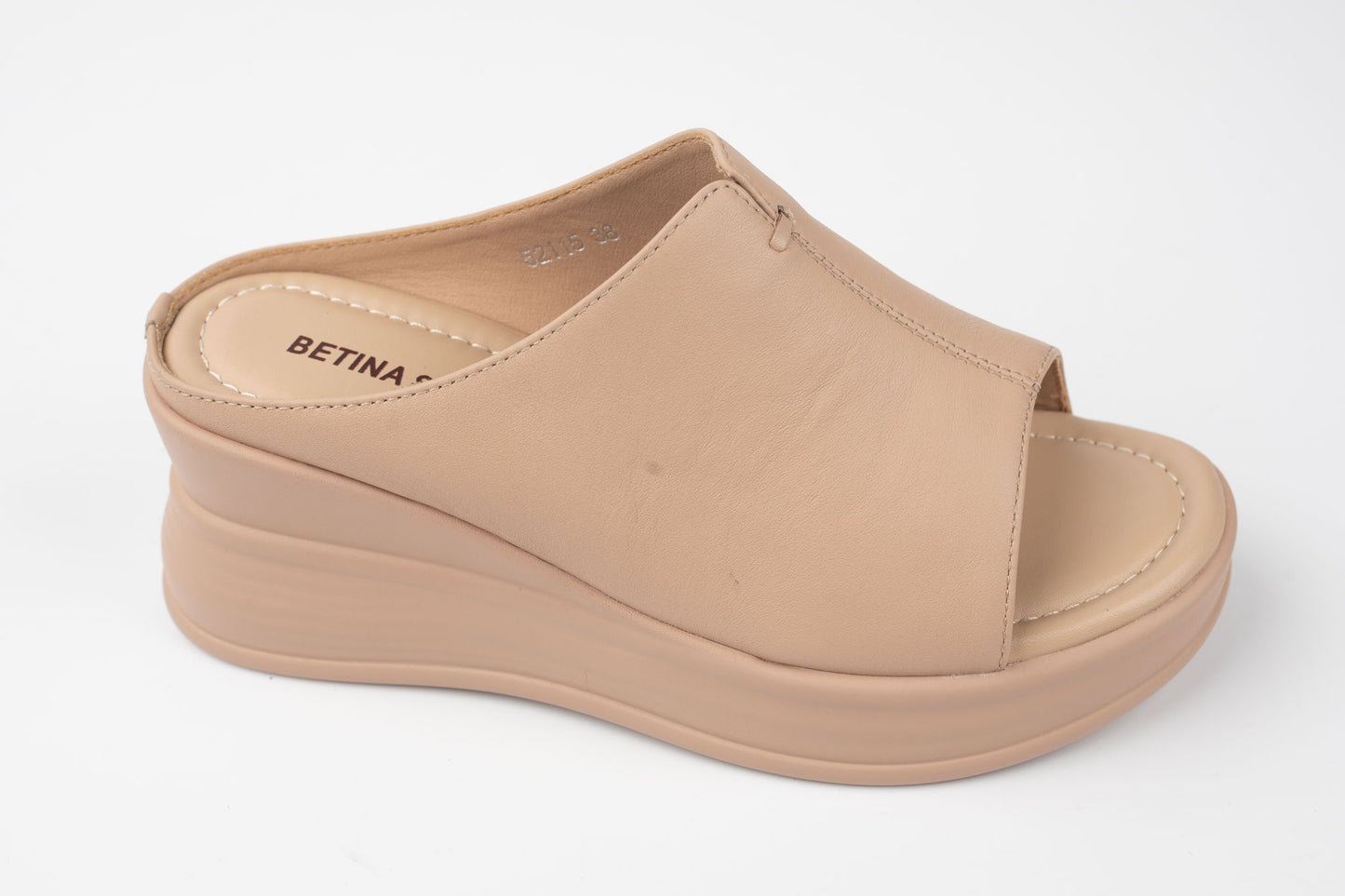 Saboți damă piele naturală BETINA 52115 Bej