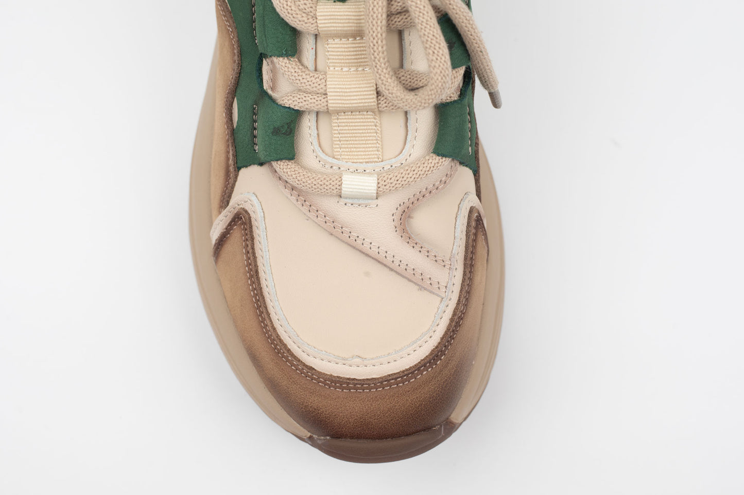 Adidași damă piele naturală FRANCO GERERDO 1572105 Verde