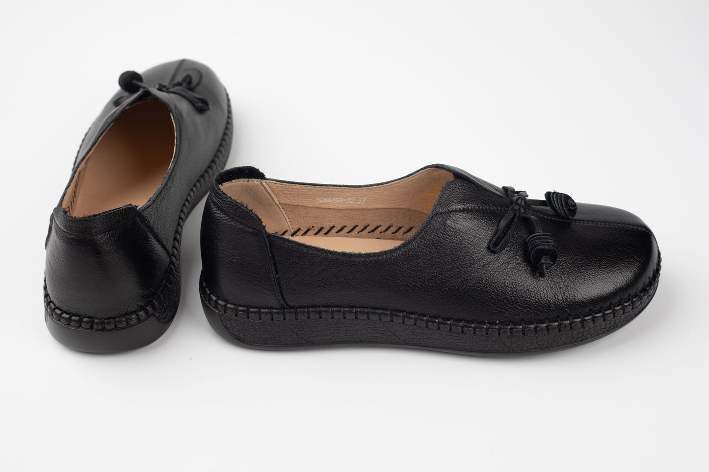 Pantofi damă piele naturală BETINA 68703 N box