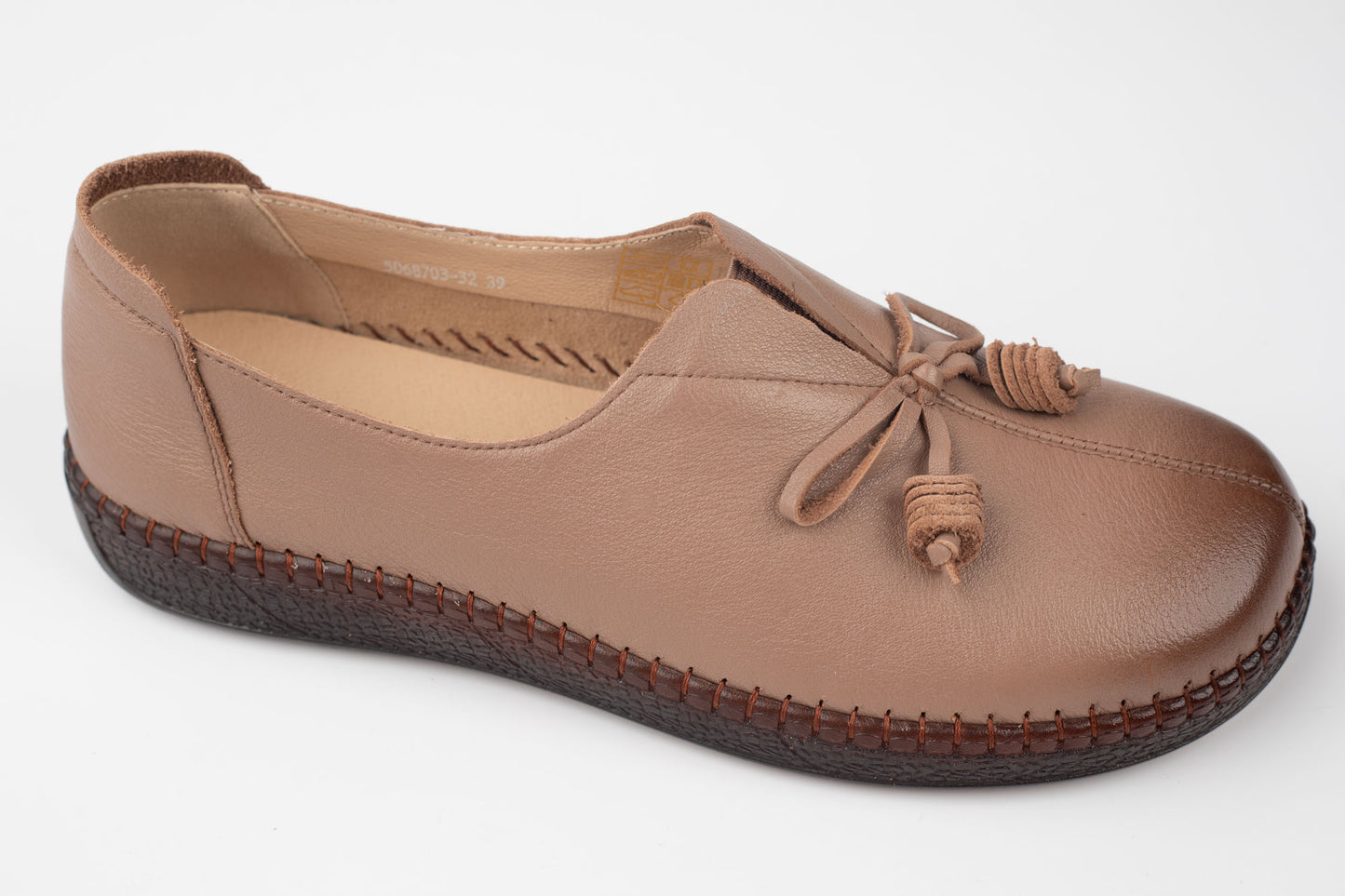 Pantofi damă piele naturală BETINA 68703 Bej