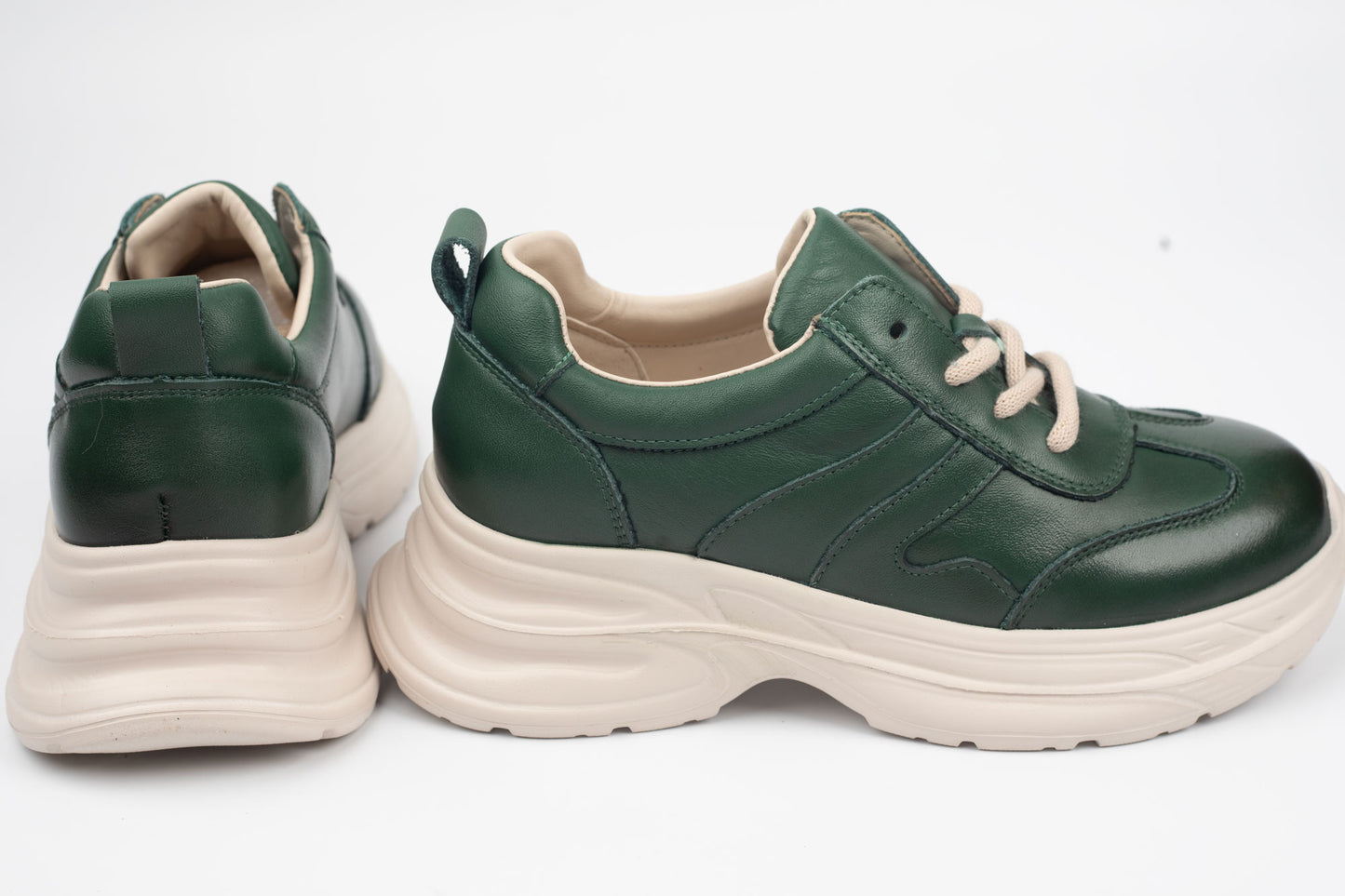 Adidași damă piele naturală FRANCO GERARDO 10785 verde