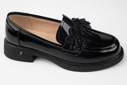 Pantofi damă piele naturală lăcuită BETINA MEL 218 N L