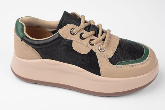 Adidași damă piele naturală Betina 6292 N bej