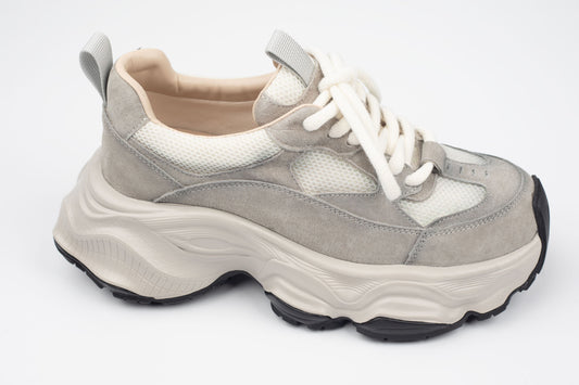Adidași damă piele naturală FRANCO GERERDO 1333 Grey