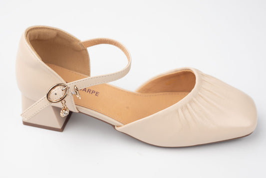 Pantofi damă piele naturală BETINA A-6029 Bej