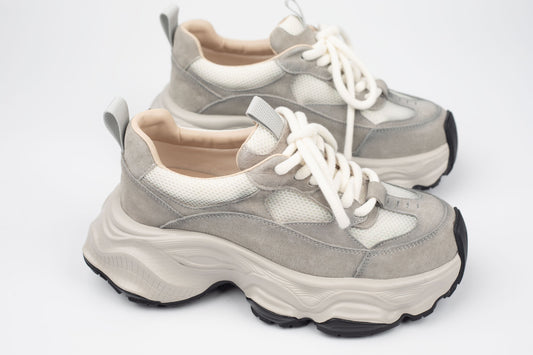 Adidași damă piele naturală FRANCO GERERDO 1333 Grey