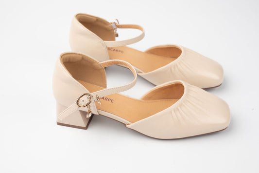 Pantofi damă piele naturală BETINA A-6029 Bej