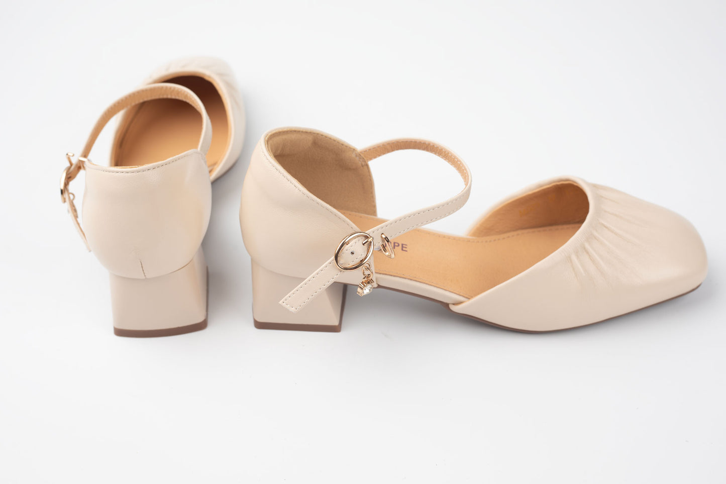 Pantofi damă piele naturală BETINA A-6029 Bej