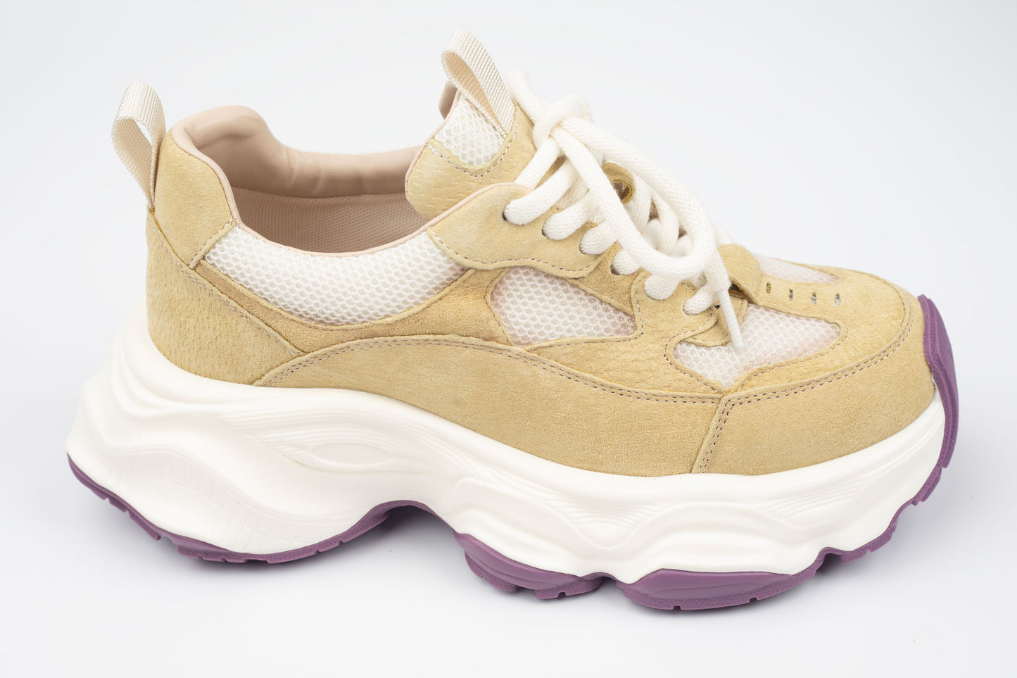 Adidași damă piele naturală FRANCO GERARDO 1333 Verde crem
