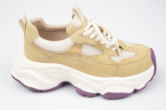Adidași damă piele naturală FRANCO GERARDO 1333 Verde crem