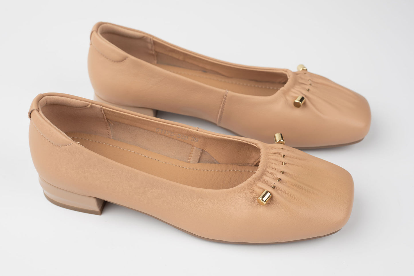 Pantofi damă piele naturală BETINA 51175 Khaki