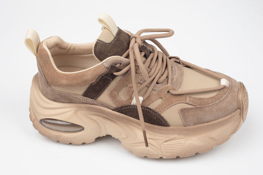Adidași damă piele naturală FRANCO GERARDO 2122 Apricot
