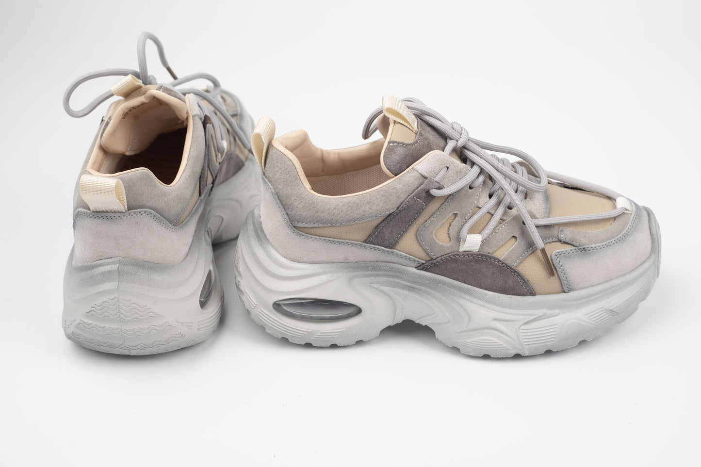 Adidași damă piele naturală FRANCO GERARDO 2122 Grey