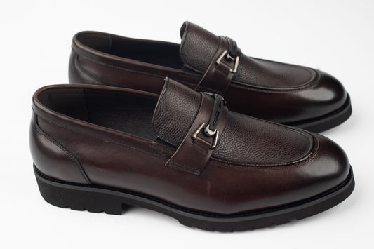 Pantofi bărbați piele naturală JOHAN K-179 Maro