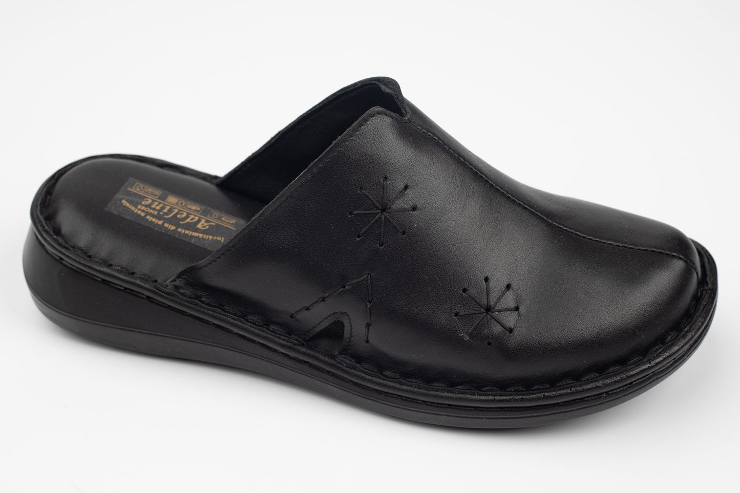 Saboti dama piele naturală ADELINE M-01 Negru