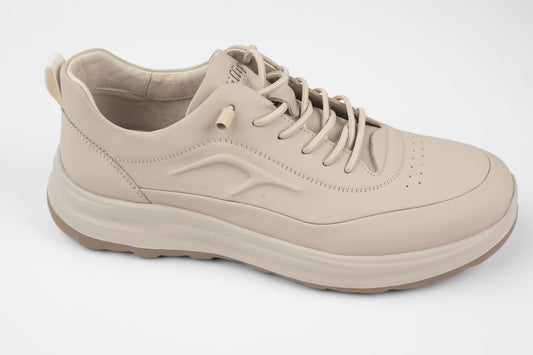Adidași unisex piele naturală FILLIPO 2530-5 Bej