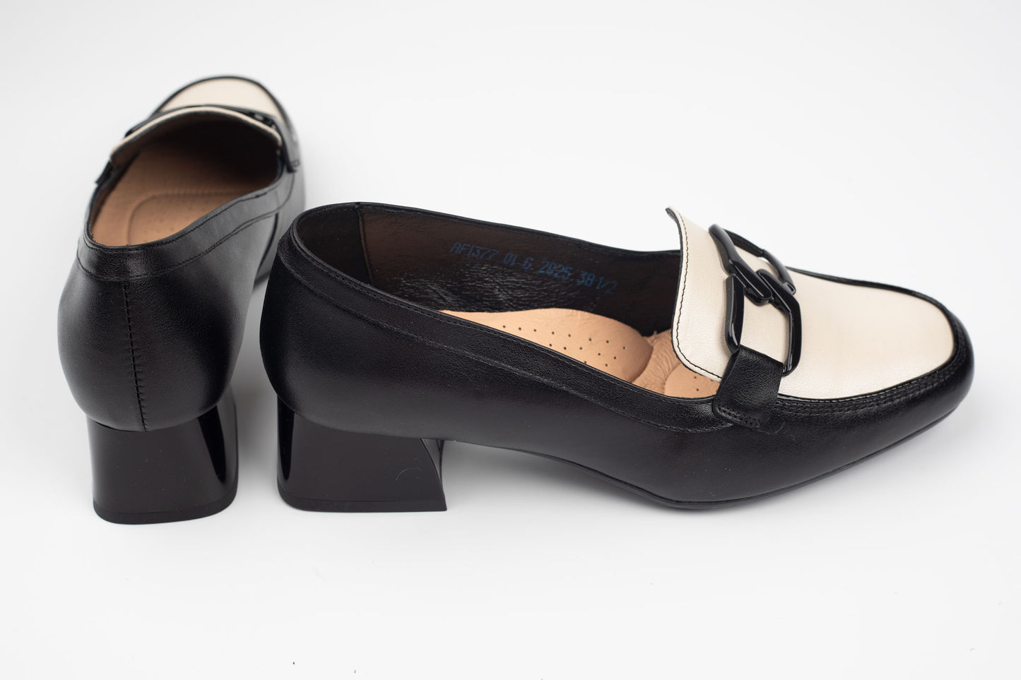Pantofi damă piele naturală PULSO 1377 N bej XXL