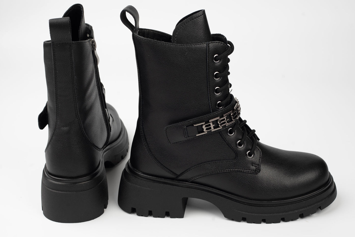 Women's boots made of genuine leather ANNA VIOTI 37071 N box