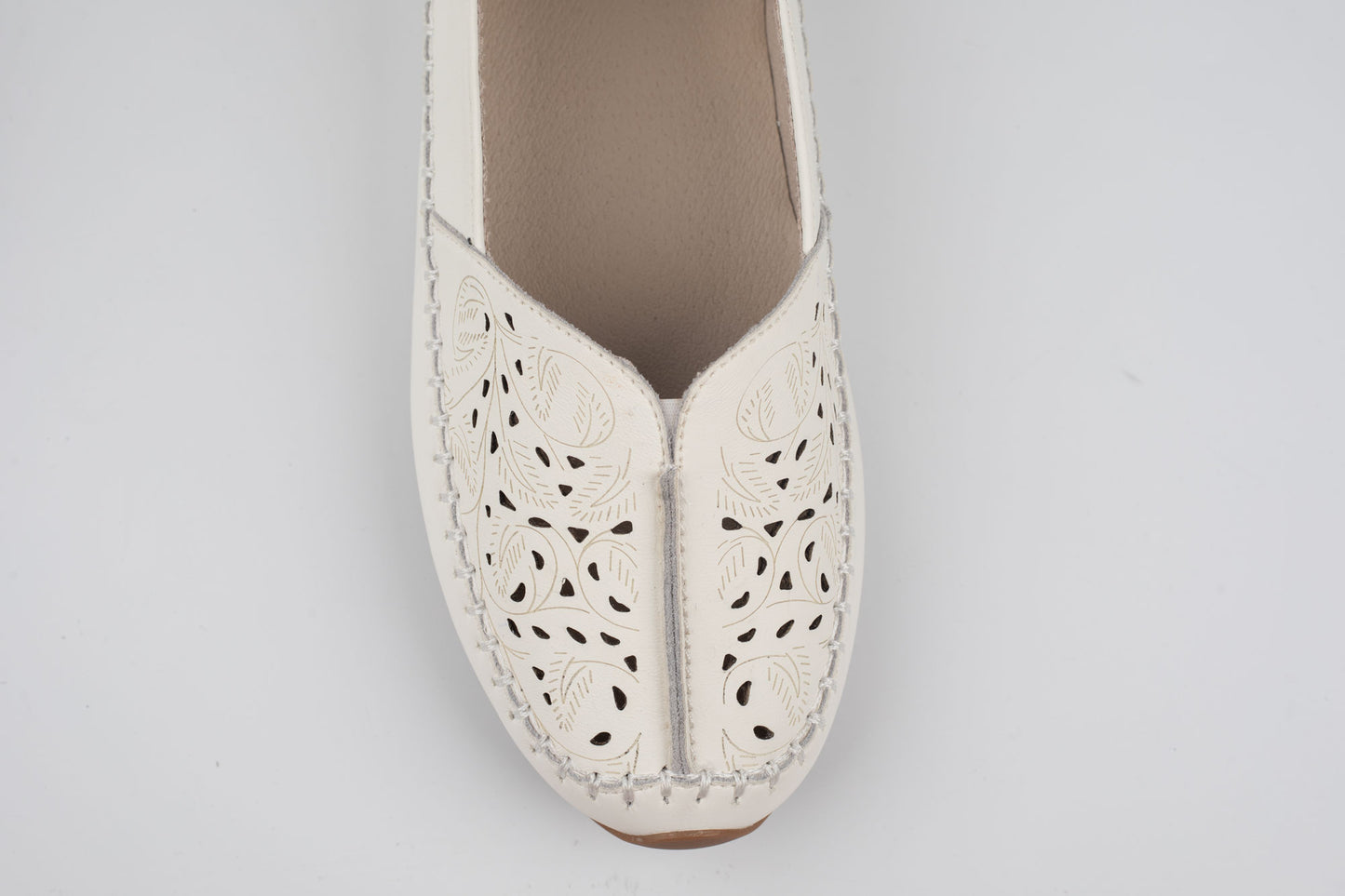 Pantofi damă piele naturală FORMAZIONE 5001-1 Crem