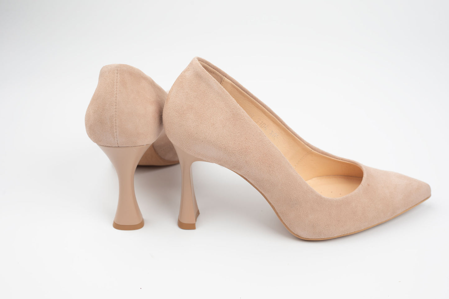 Pantofi damă piele naturală întoarsă KORDEL 3104 Bej velur