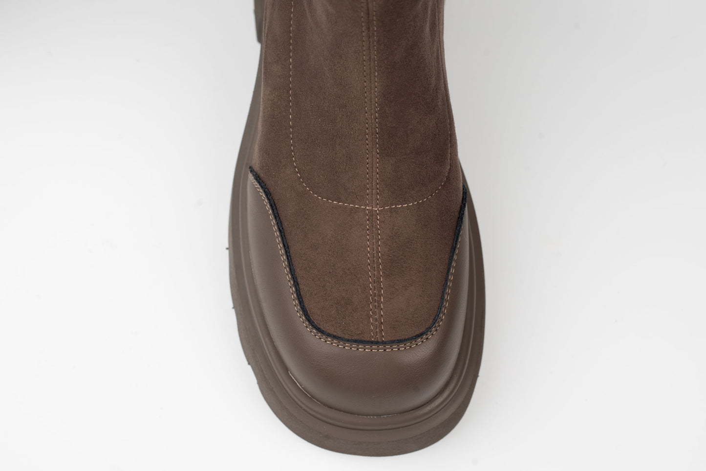 Women's genuine leather boots FORMAZIONE 7980 Khaki vel