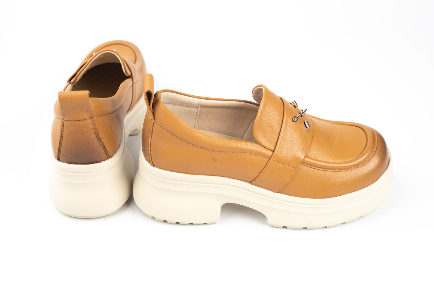 Pantofi damă piele naturală FORMAZIONE 10828 Galben