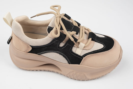 Adidași damă piele naturală FRANCO GERERDO 2577 Crem N