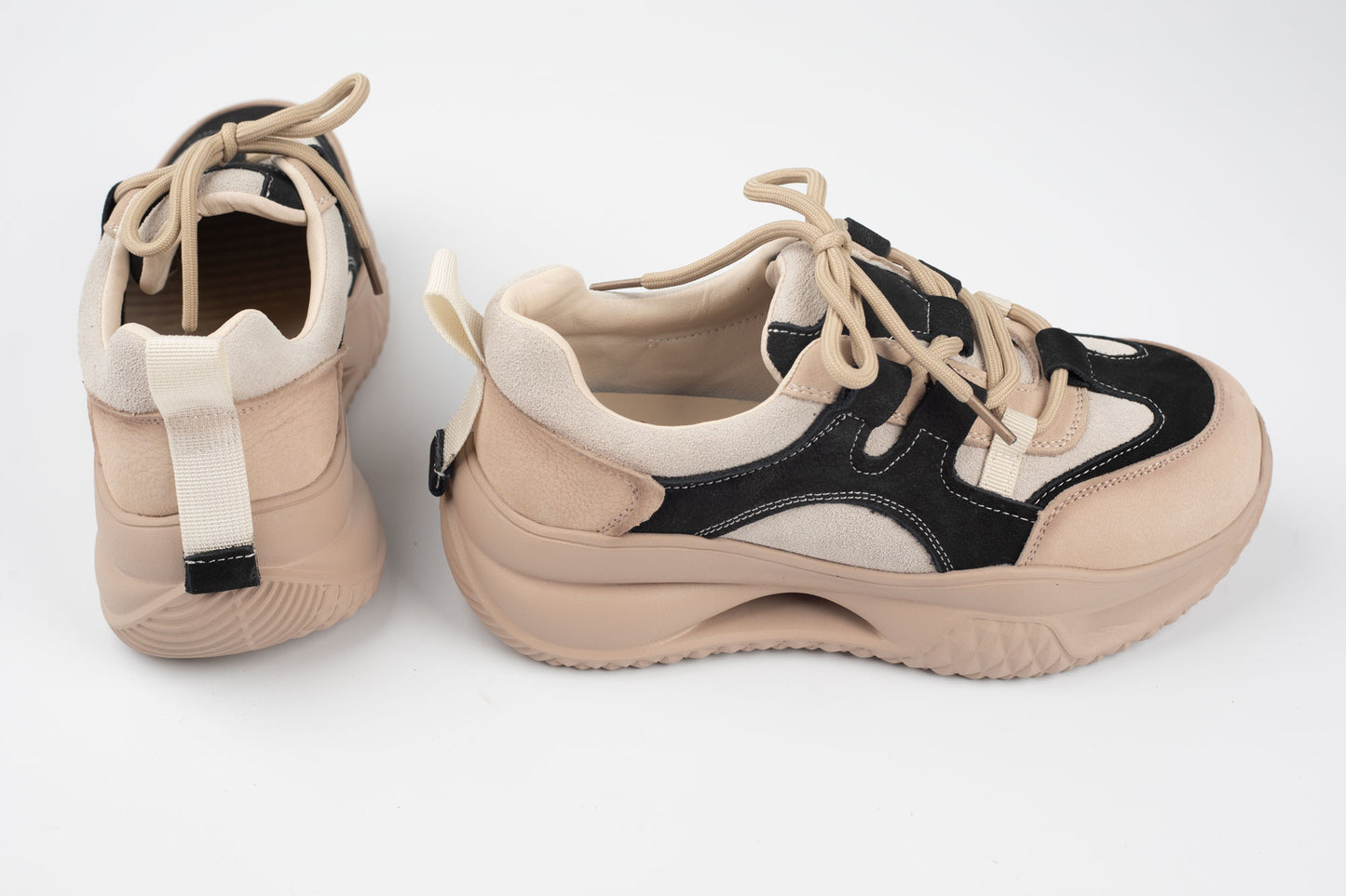 Adidași damă piele naturală FRANCO GERERDO 2577 Crem N