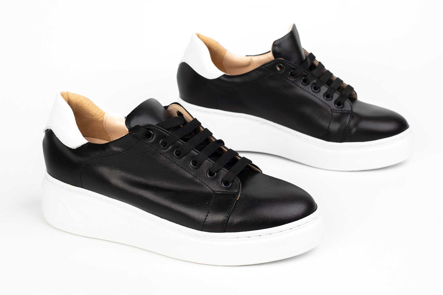 Women's shoes natural leather PERLA 1992 black