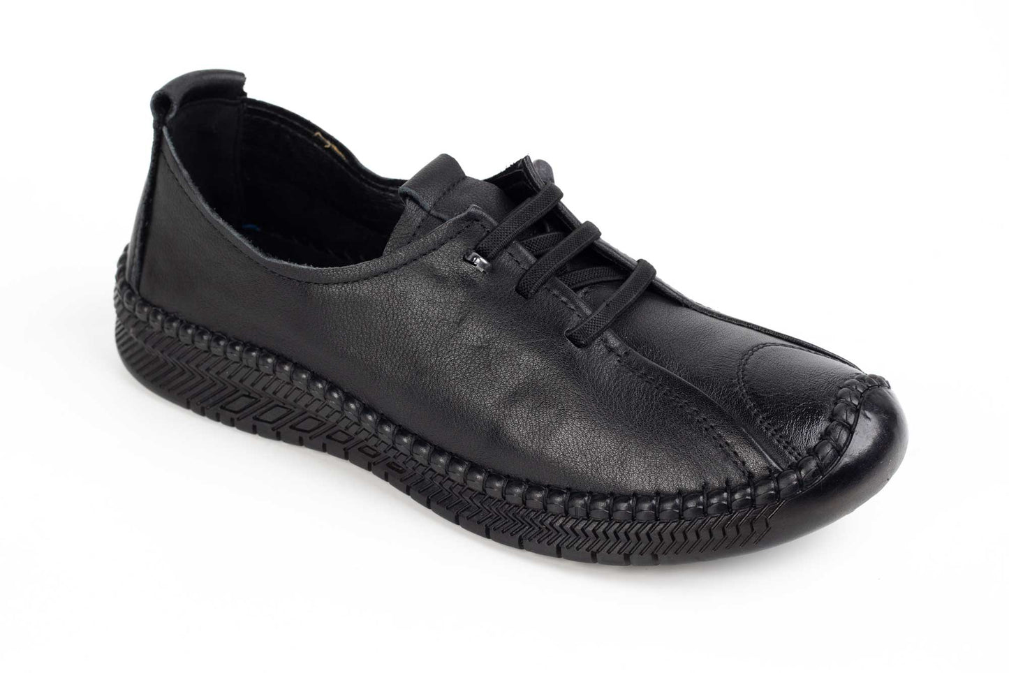 Women's casual shoes made of genuine leather FORMAZIONE 2071 black