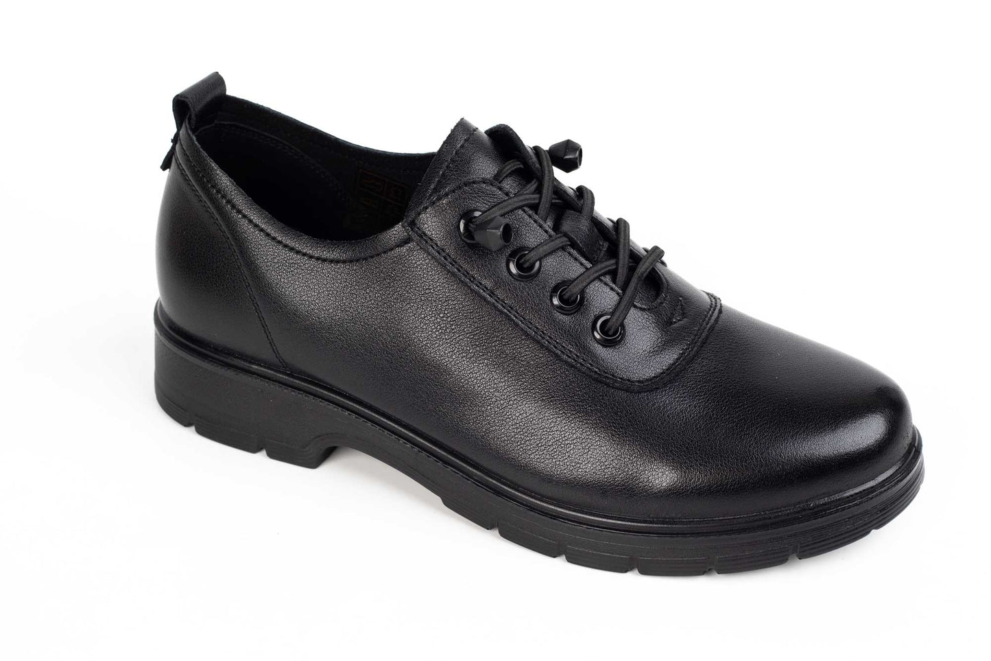 Women's casual shoes made of genuine leather FORMAZIONE 2750 black