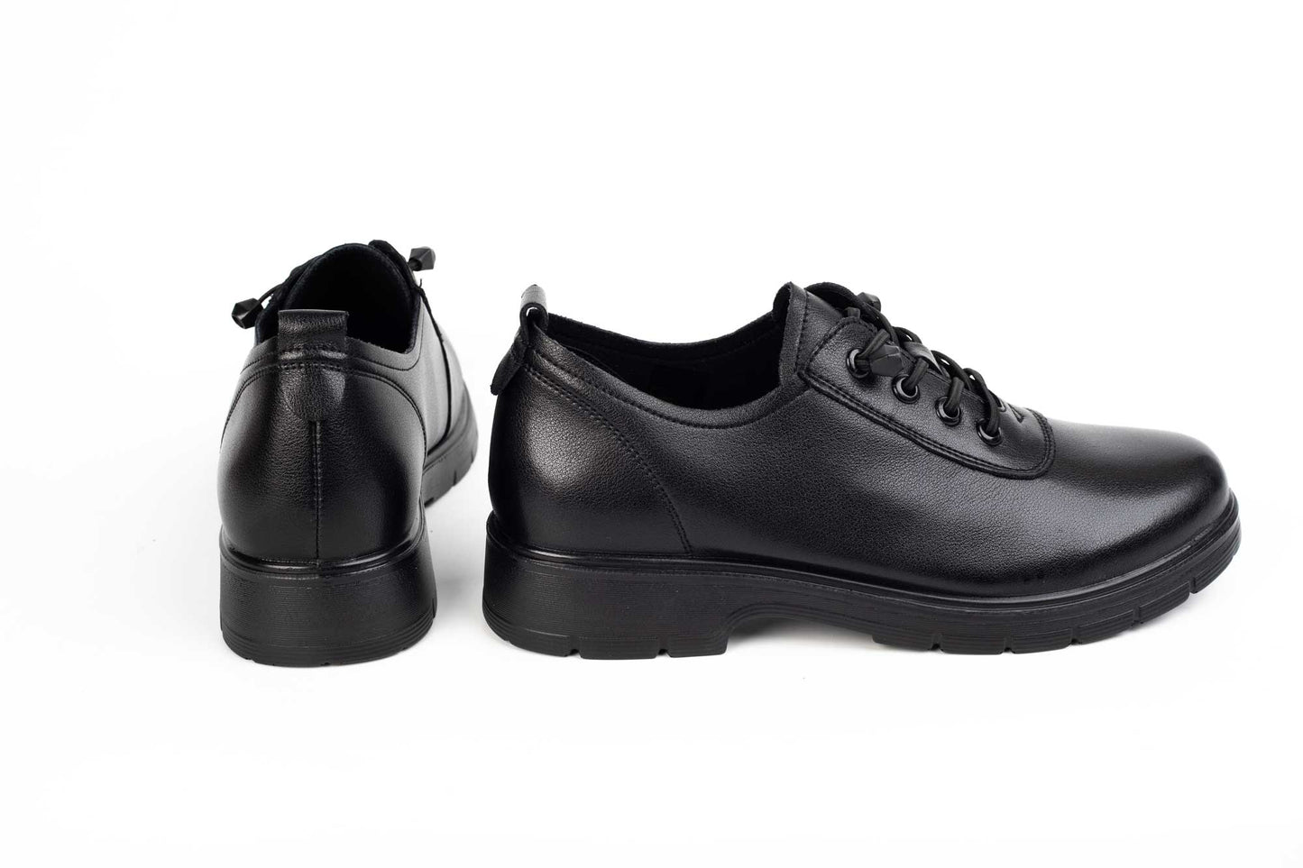 Women's casual shoes made of genuine leather FORMAZIONE 2750 black