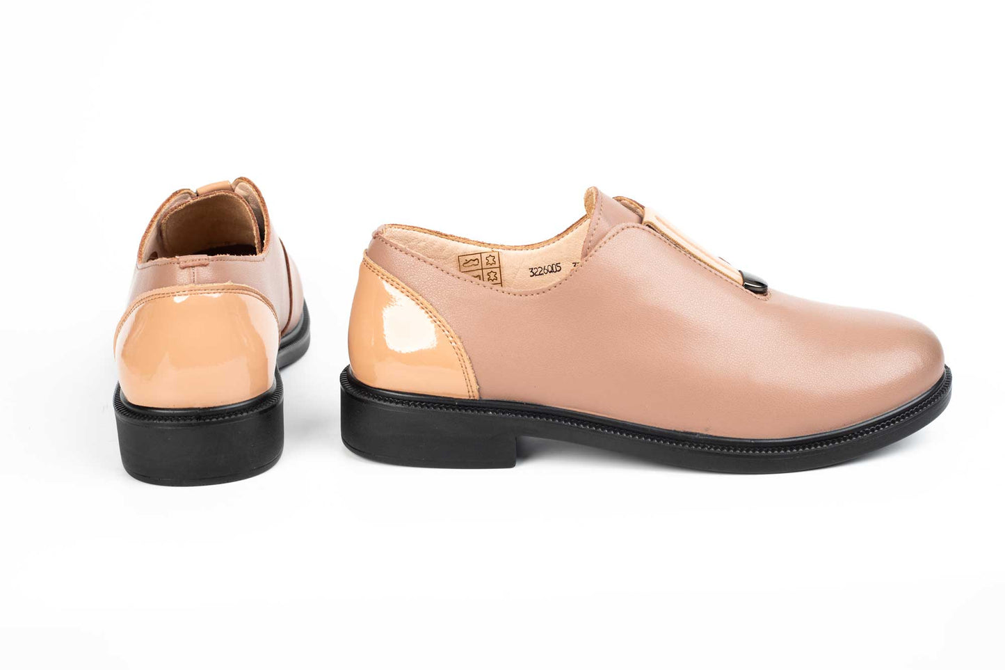 Women's casual shoes made of genuine leather FORMAZIONE 3226 camel