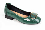 Pantofi dama casual piele naturala FORMAZIONE 377 green lac