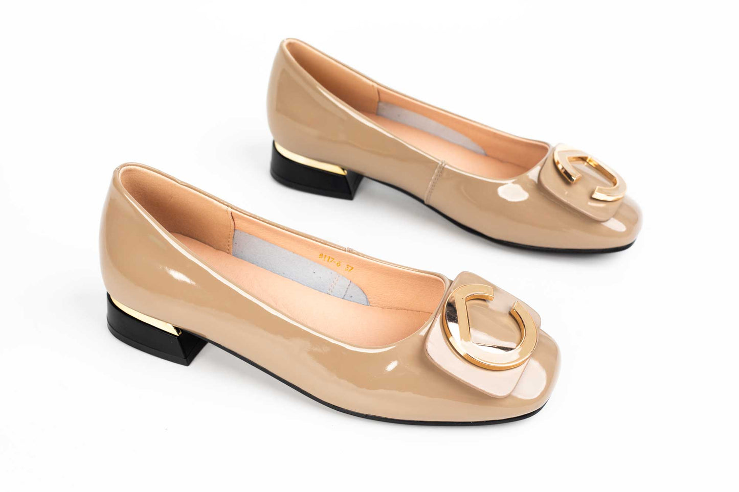 Women's casual shoes made of genuine leather FORMAZIONE 8117 grey