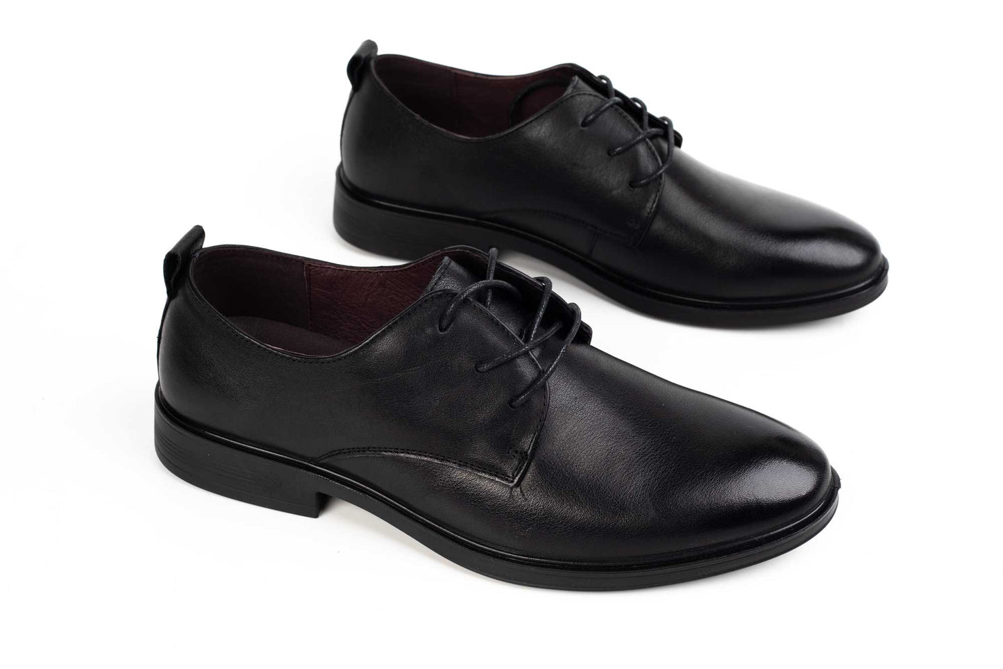 Men's casual shoes genuine leather MELS 8060 black