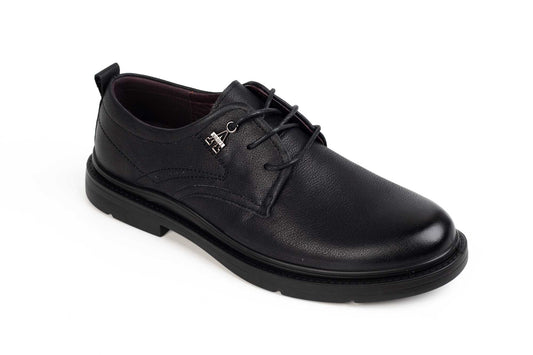 Pantofi barbati piele naturala MELS 86558 Negru