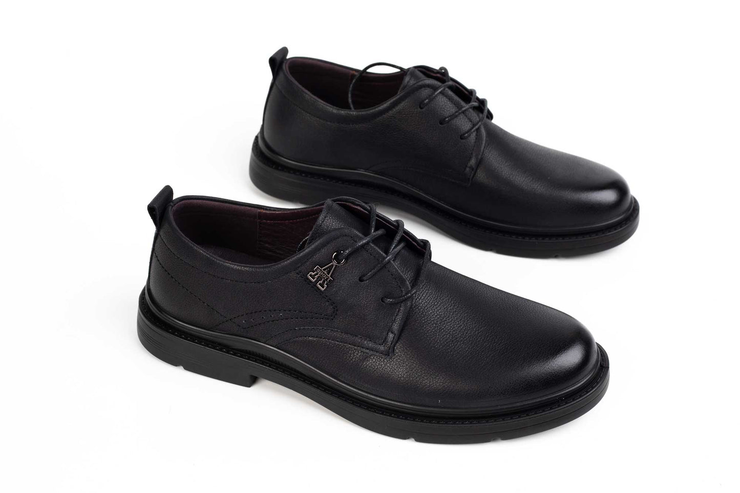 Pantofi barbati piele naturala MELS 86558 Negru