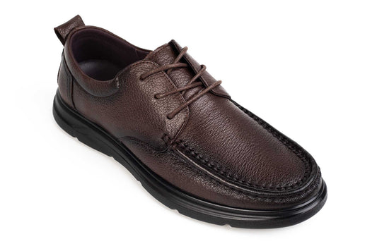 Pantofi barbati piele naturala MELS 937915 Cofe